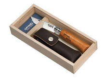 Load image into Gallery viewer, Opinel No.8 Classic Originals Carbon Steel Knife with Sheath Gift Set