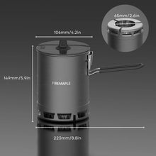 Load image into Gallery viewer, FireMaple Petrel G3 Cooking set (Ultralight) with Greenpeak stove