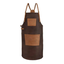Load image into Gallery viewer, Petromax Buff Leather Apron with cross back straps