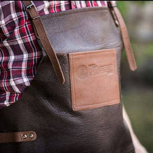 Load image into Gallery viewer, Petromax Buff Leather Apron with cross back straps