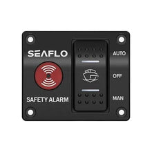 Load image into Gallery viewer, SEAFLO 12V Bilge Pump Alarm Switch Panel 20A Max SFASP1-01 Marine Boat Safety