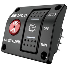 Load image into Gallery viewer, SEAFLO 12V Bilge Pump Alarm Switch Panel 20A Max SFASP1-01 Marine Boat Safety