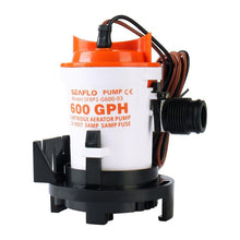 Load image into Gallery viewer, SEAFLO 12V 600GPH Bilge Pump 03-Series Non-Auto Marine Boat Water Pump BP1G60003