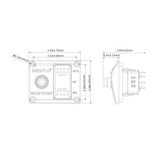 Load image into Gallery viewer, Seaflo 3-Way Bilge Pump Switch Panel 12V/24V Auto-Off-Manual SP01502 Marine