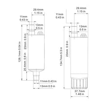 Load image into Gallery viewer, SEAFLO 12V 200 GPH Inline Submersible Water Pump SP1G20003B Marine Boat RV 1m