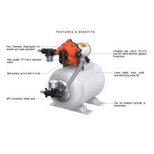 Load image into Gallery viewer, SEAFLO Pressure 12V Pump Accumulator Kit, 4.0 GPM, 6 | 4Boats