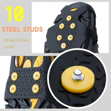 Load image into Gallery viewer, Silicone Ice Crampons With 10 Steel Studs