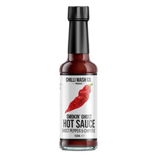 Load image into Gallery viewer, Smokin' Ghost Hot Sauce | Chilli Mash Co. | 150ml | Ghost Pepper &amp; Chipotle
