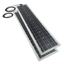 Load image into Gallery viewer, Solar Technology 2 x 60W White Flexi Top Exit Solar Panels Pack