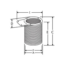 Load image into Gallery viewer, Thru-Hull Ø 68 mm Non-Return Valve L107 mm | 4Boats