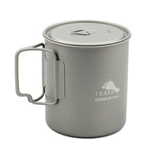 Load image into Gallery viewer, TOAKS Titanium Lightweight Pot with Lid (750ml &amp; 900ml)
