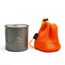 Load image into Gallery viewer, Toaks light Titanium Pots with Lid ( 550ML or 650ML)