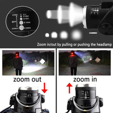 Load image into Gallery viewer, TS Waterproof Rechargeable Headlamp