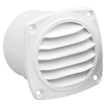 Load image into Gallery viewer, 5 x Nuova Rade 12410 Boat Ventilation Shaft Grille 65-70mm White UV Resistant Round